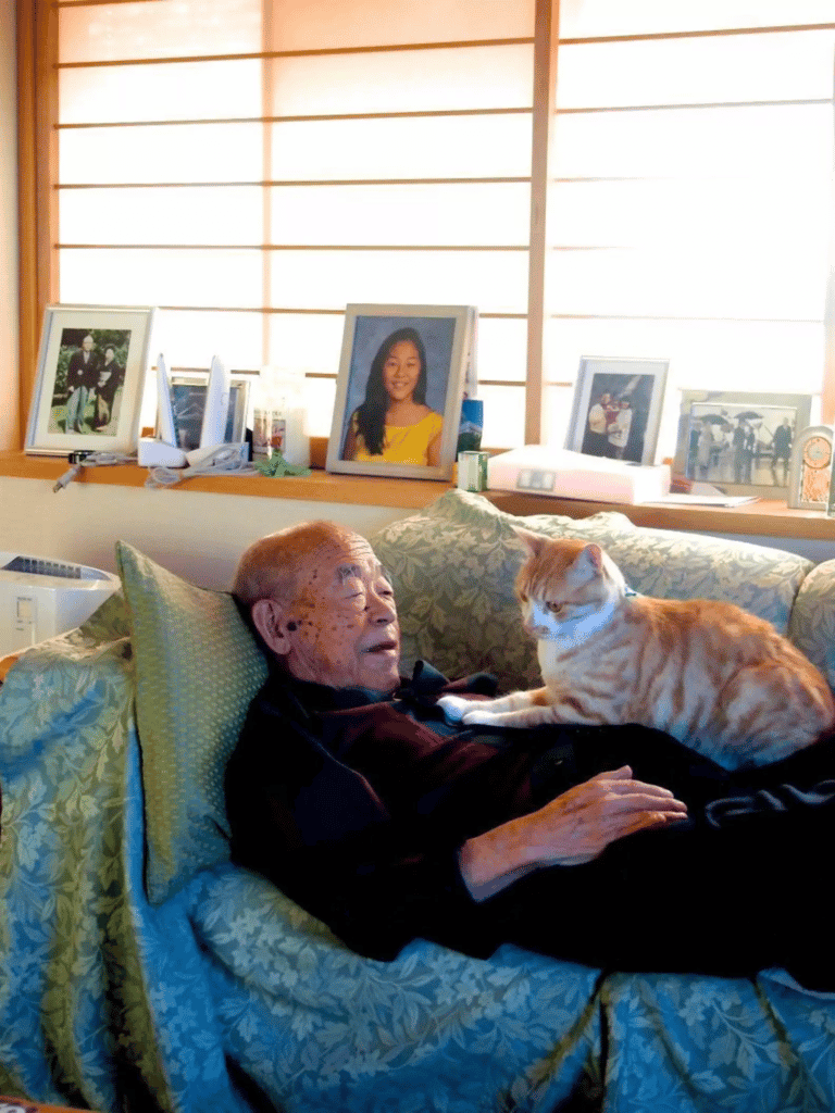 A Grandpa and His Cat's Special Bond Is Captured in Photos 6